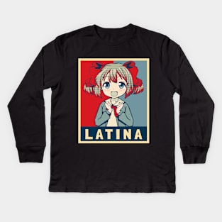 Ore wa Moshikashitara Maou mo Taoseru kamo Shirenai- Latina Poster Kids Long Sleeve T-Shirt